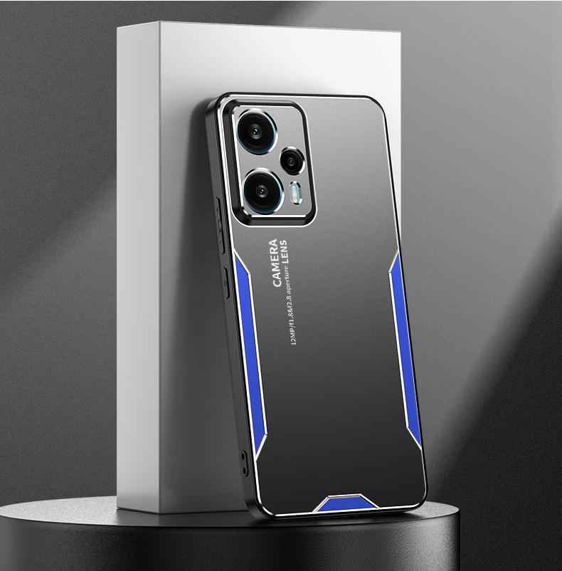 For Redmi 13 4G Case Metal Aluminum Protecting Lens Frost Prevent Fingerprints Metal+TPU Cover For Xiaomi Redmi 13 4g