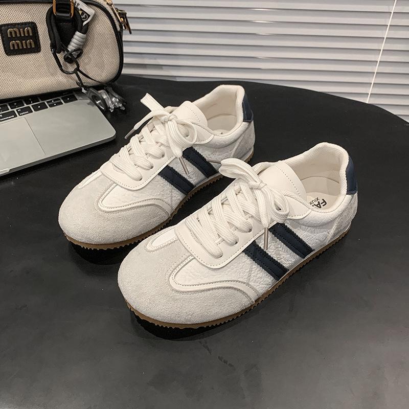 Retro color matching German training shoes women's 2025 summer new soft sole light and comfortable casual versatile sports Forrest Gump shoes