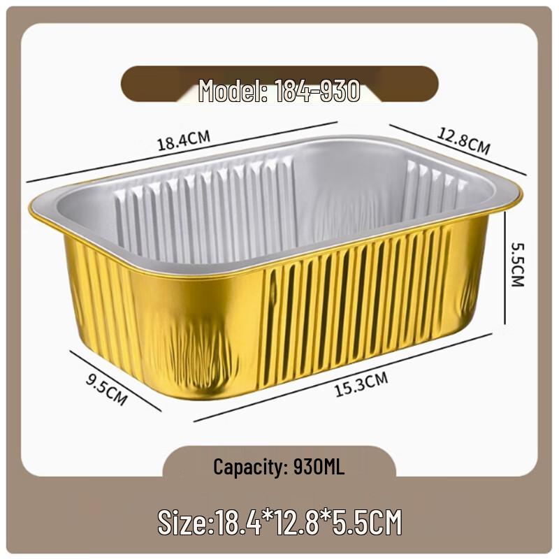 Disposable Aluminum Foil Takeout Containers