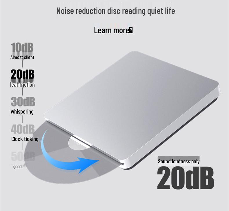 High-Speed USB-C/USB External Slot-in DVD Burner