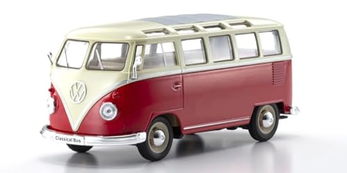 Kyosho WELLY 1/24 Scale Volkswagen T1 Bus 1963 Red Finished Product WE22095SGR