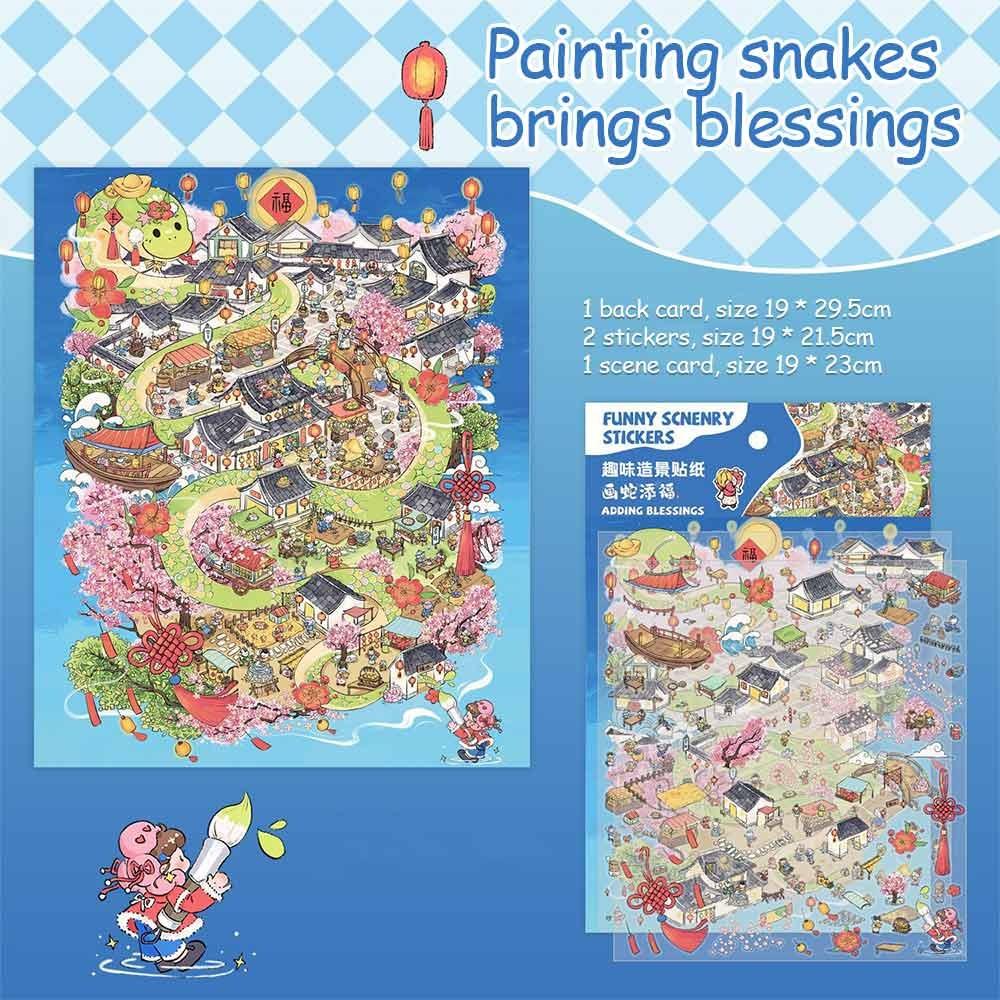 

Roaming the World Series Landscaping Stickers PET Sticker Paper DIY Handbook Stickers Kids 1