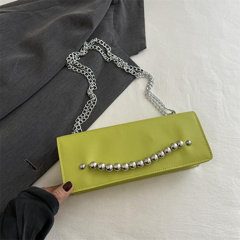 Contemporary Womens Small Square Crossbody Bag With Unique Stitching And Soft Texture зелёный