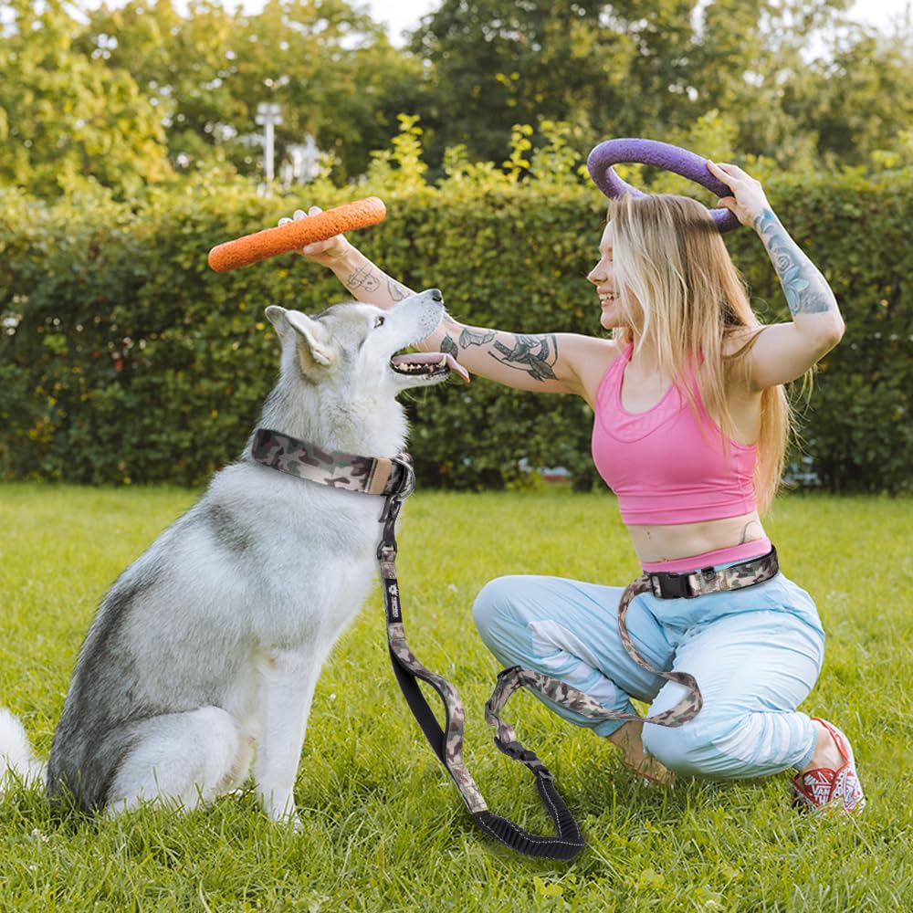 TSPRO Dog Compatible with Car Seat Shock Cushion Suitable for Medium and Large Safe and Durable Design Lead, Multi-Functional Lead, Hands-Free,