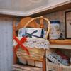 Delicate Basket Mini Woven Basket for Dollhouses and DIY Projects Photo Props for Dollhouses Scene Setting