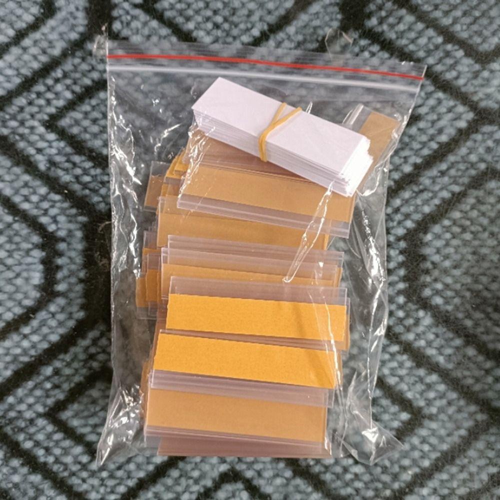 10pcs PVC Material Self-adhesive Shelf Label Transparent Classification Label  Retail Display