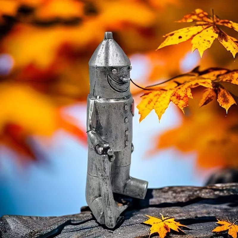 Tin Man Outdoor Statue Resin Whimsical Garden Figurine Lawn Ornament Modern Yard Decor For Garden Decoration Sculpture