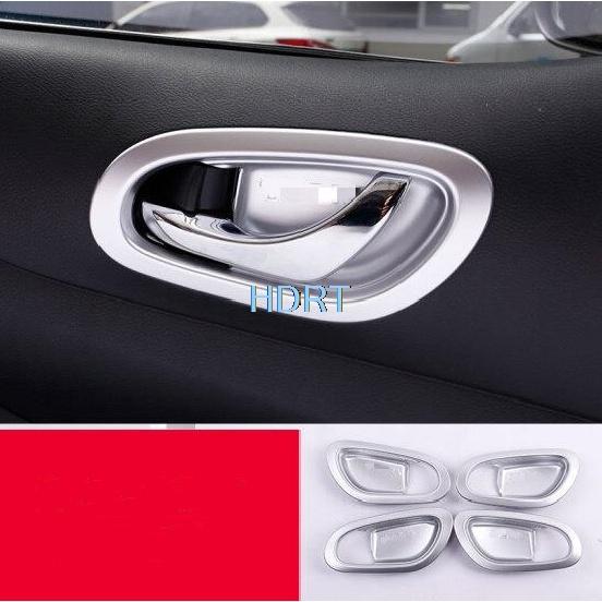 For Nissan Navara NP300 Terra 2018 Stickers ABS Chrome Car Styling Frame Decoration Cover Interior