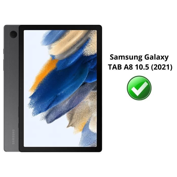 Screen Protector - Phonillico - Samsung Galaxy TAB A8 10.5 (2021) - Pack of 2 - Scratch-resistant