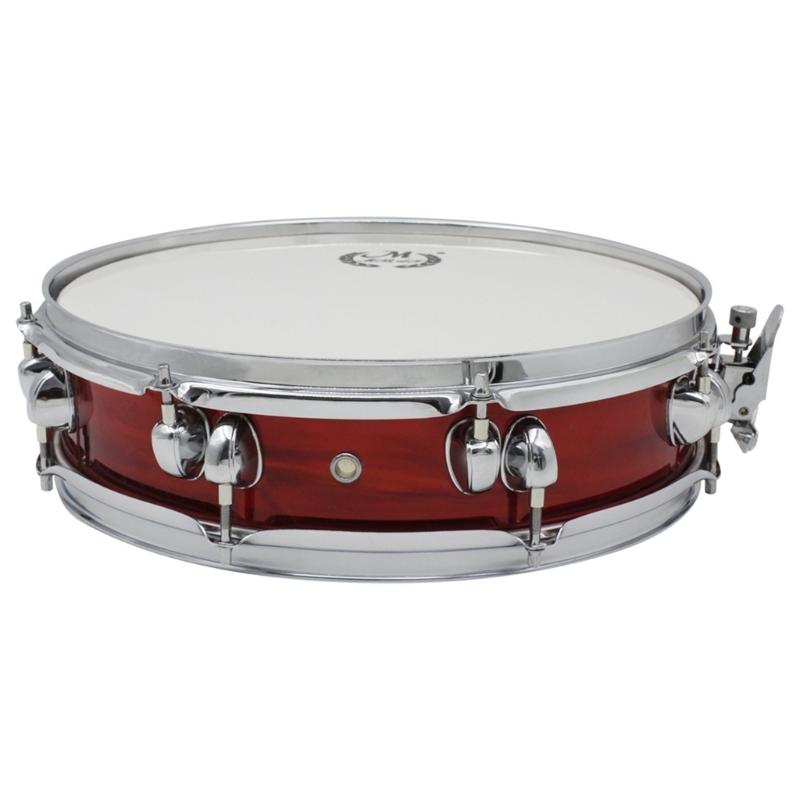 14inch Snares Drum Percussions Instrument with Drum Key, Drumsticks and Strap Student March Snares Drum Musical Toy
