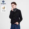 Women's Wool-Blend Sailor Collar Cardigan