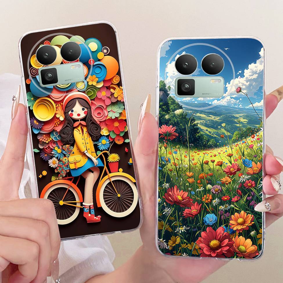 For Realme GT8 Case Cover Cute Cat Fashion Butterfly Luxury Painted Casing For Real me GT8 Bumper