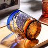 Japanese Hand Carved Edo Kiriko Crystal Glass Whiskey Cup For Men Collectible Barware