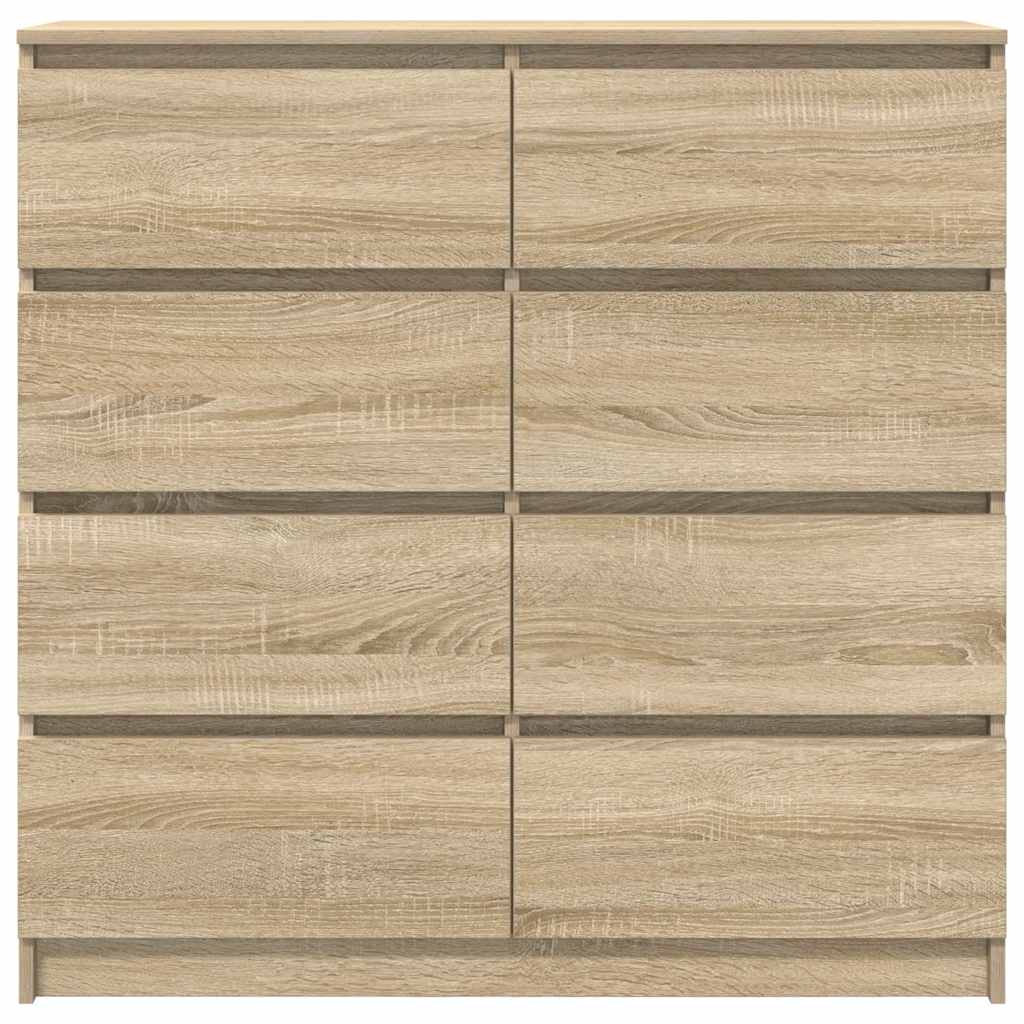 Sideboard in Sonoma Oak Finish 100 x 35 x 99 cm Engineered Wood