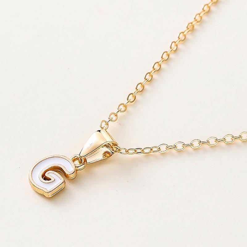 Personalized 26 Initials Charm Necklace For Women Men Premium Design Name Necklace Ladies Jewelry Gift