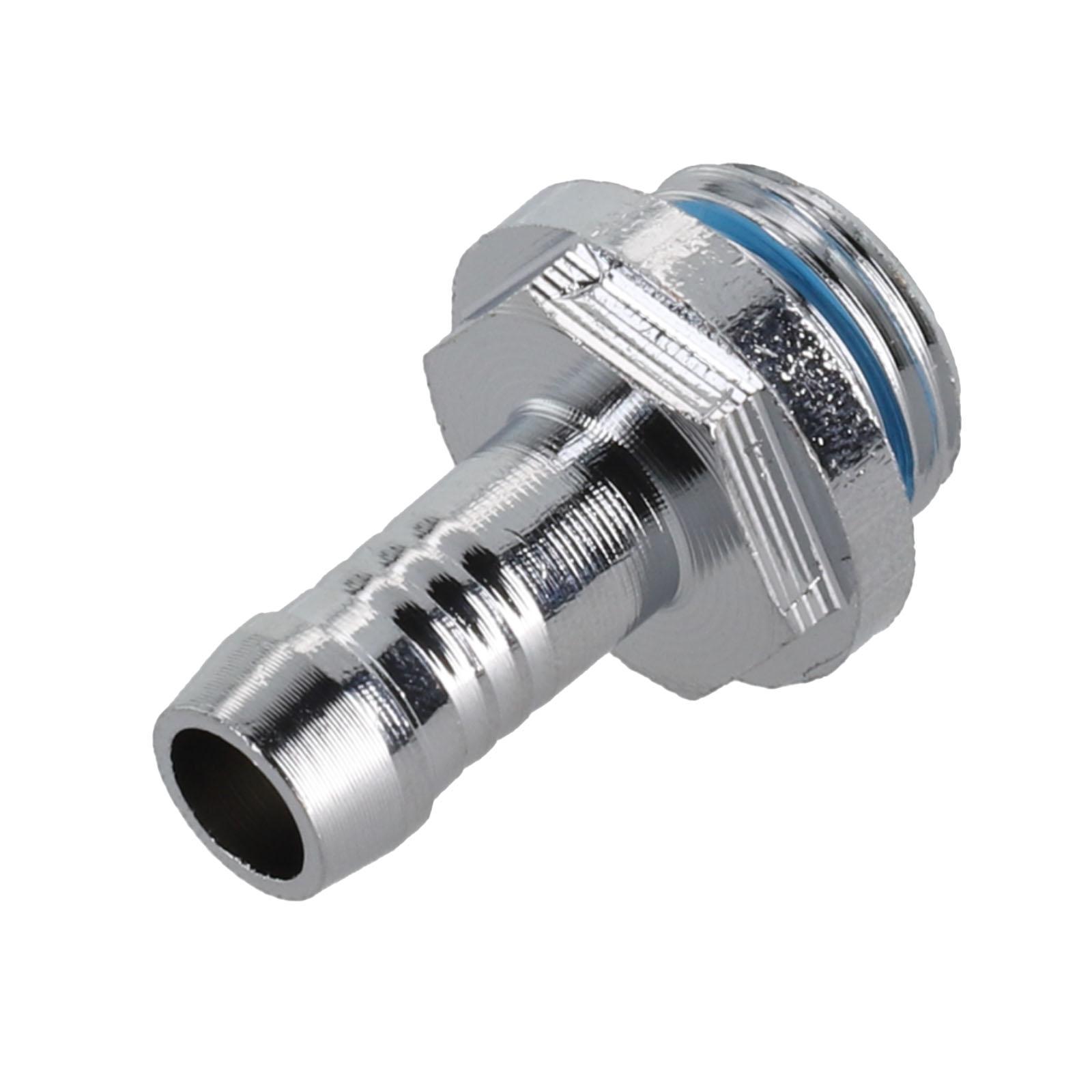 

PC Water Cooling Hose Pagoda HosePagoda Connector Silver 4/6/7.2/9/11/14mm Fitting G1/4 Thread Fitting Two-Touch