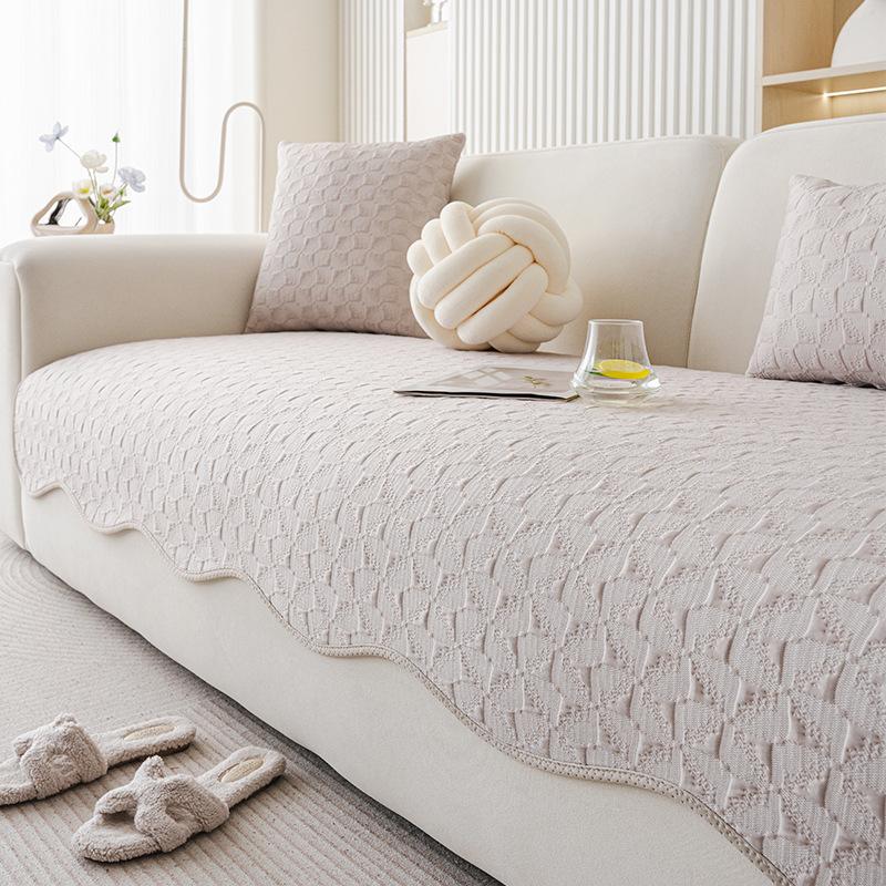 Modern Simplicity  Summer New Special-Shaped Cool Bean Sofa Cushion Advanced Sense Non-Slip And Breathable One-Piece Cover