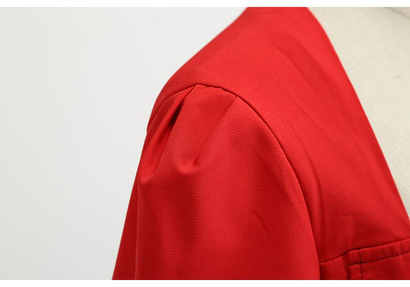 Hepburn Style Short Sleeve Cinched Waist Vintage Fluffy Skirt Dress (2019)