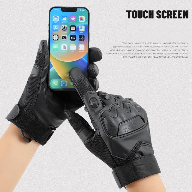 Motorcycle gloves men's cycling gloves outdoor tactical gloves military windproof wear-resistant combat non-slip sports gloves
