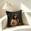 Bbeabadoobee Pop Singer Square Doublesided Printed Pillow Case Bedroom Bedside Pillow Sofa Cushion Cover