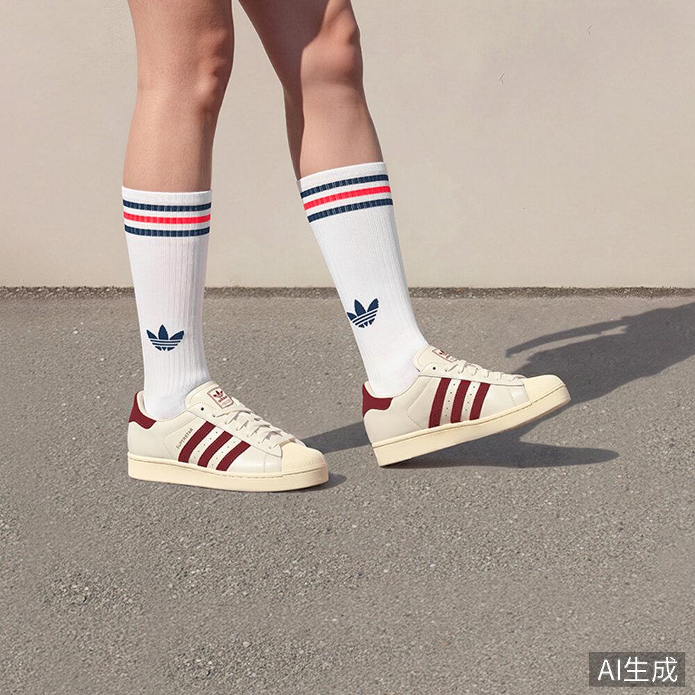 Adidas Originals Superstar 2 Skateboard Shoes Unisex White Red 44