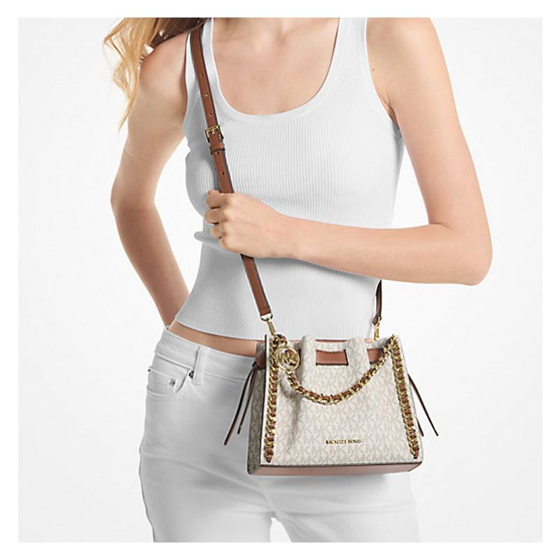 Michael Kors Håndtaske Mina Klassisk Presbyopi Kæde Steppefyldt Polyurethan Tote Taske Tote Taske Indkøbstaske Håndholdt Skulder Crossbody Taske Lille til Kvinder
