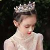 Prinzessinnenkrone Strass Stirnband Kristall für Schmetterling Haarreif Vintage Haarband für Kinder Bühnenauftritt Kostü
