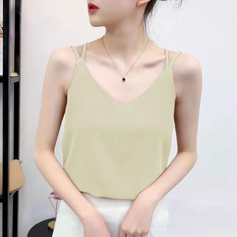 Women's Slim V-Neck Sleeveless Suit Vest - Plus Size Spring/Autumn Outerwear Camisole