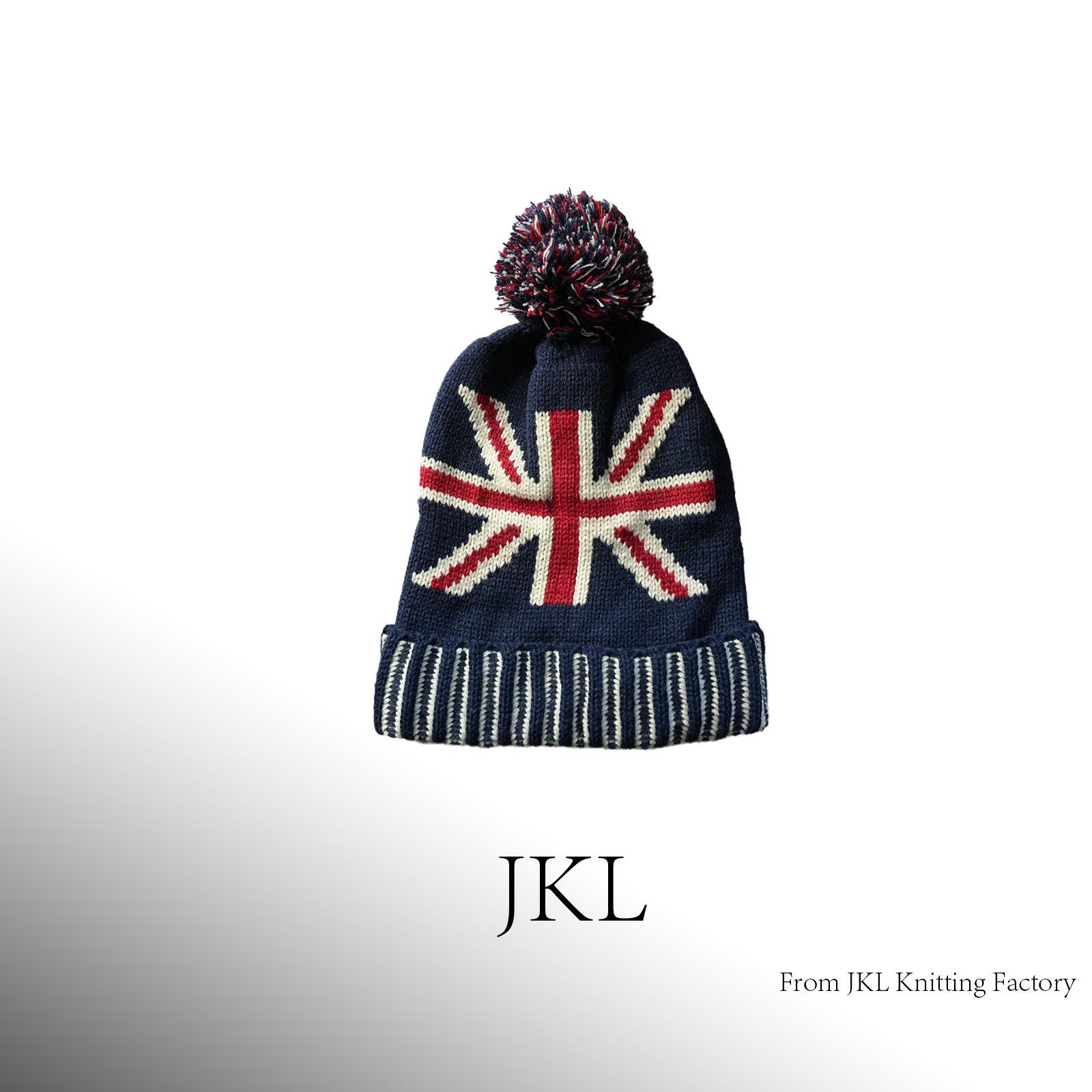 

American British flag hot-selling star hairball men s and women s popular ball cap wool cross-border hat