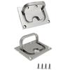 Square Flush Pull Ring Handles Recessed Boat for Hatch for Latch Cabinet Flush Mount Lifting Hidden Recessed Furniture H