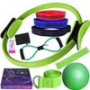11-Piece Yoga and Pilates Ring Set with Resistance Equipment