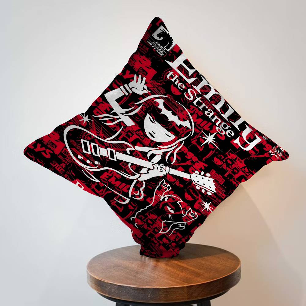 Comics E-Emily The S-Strange Pillow Cover Design Cushion Cover Decor Holiday Decorati
