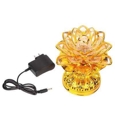 Colorful Light Buddhism Faith Supply Lotus Light (Without Battery Deliver  )