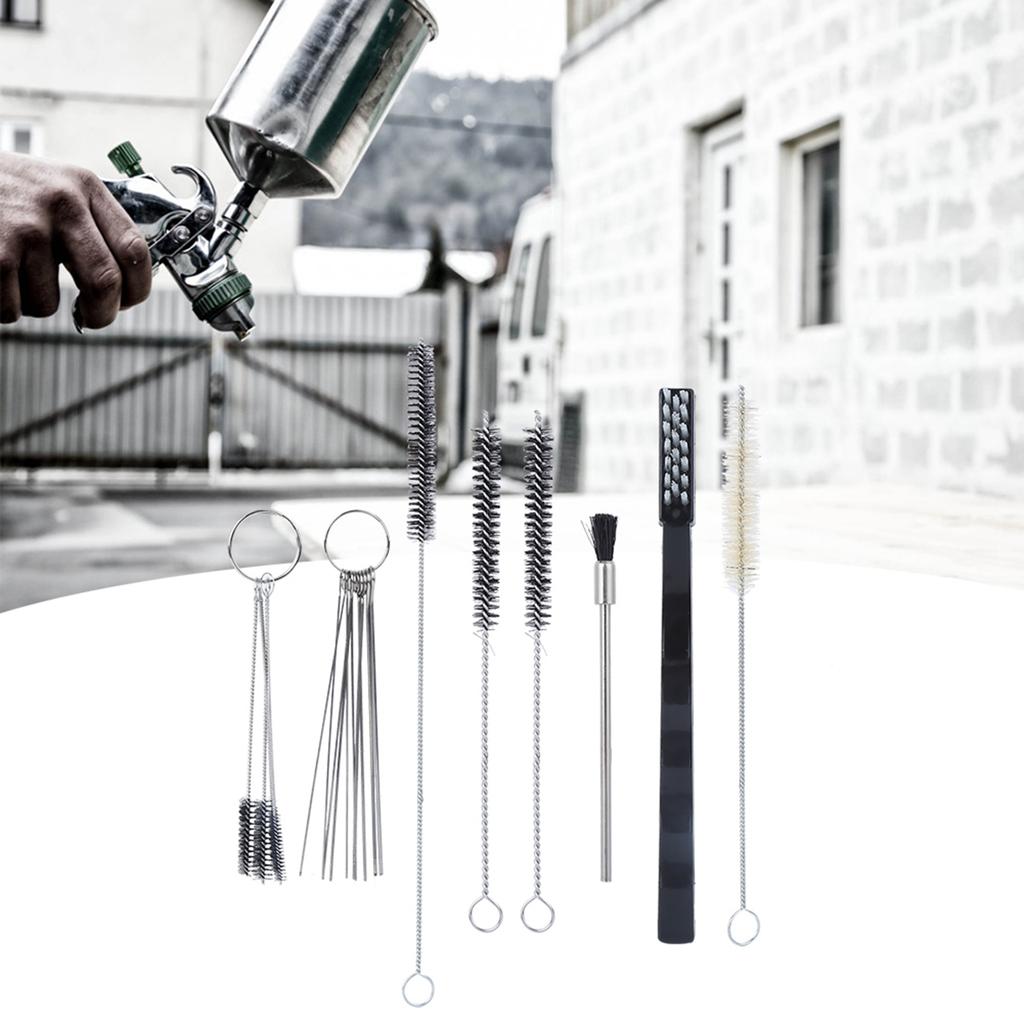 Sprühgeräte Reiniger Airbrush Teile Set Reinigungsset Hardware Zubehör Handwerkzeug Airbrush Teile Tragbar für Sprühgeräte