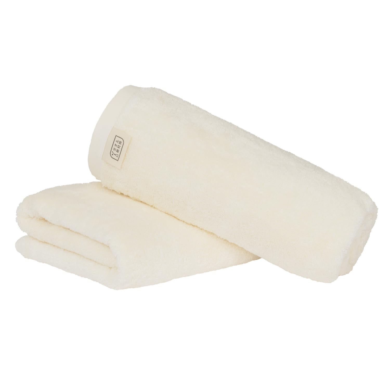 

Towel Laboratory Pure White Bath Set of JapanTechnology [Naturally Soft] #024 Towels, 2, Soft, Thick, Smooth, Long-Lasting, Fast-Absorbent, Durable,