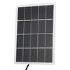 3W 5V solární panel s DC portem Polykrystalický silikonový solární článek DIY Vodotěsný kempingový přenosný