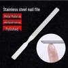 Gray Stainless Steel Nail Care Kit with Polishing and Double-Sided Nail File