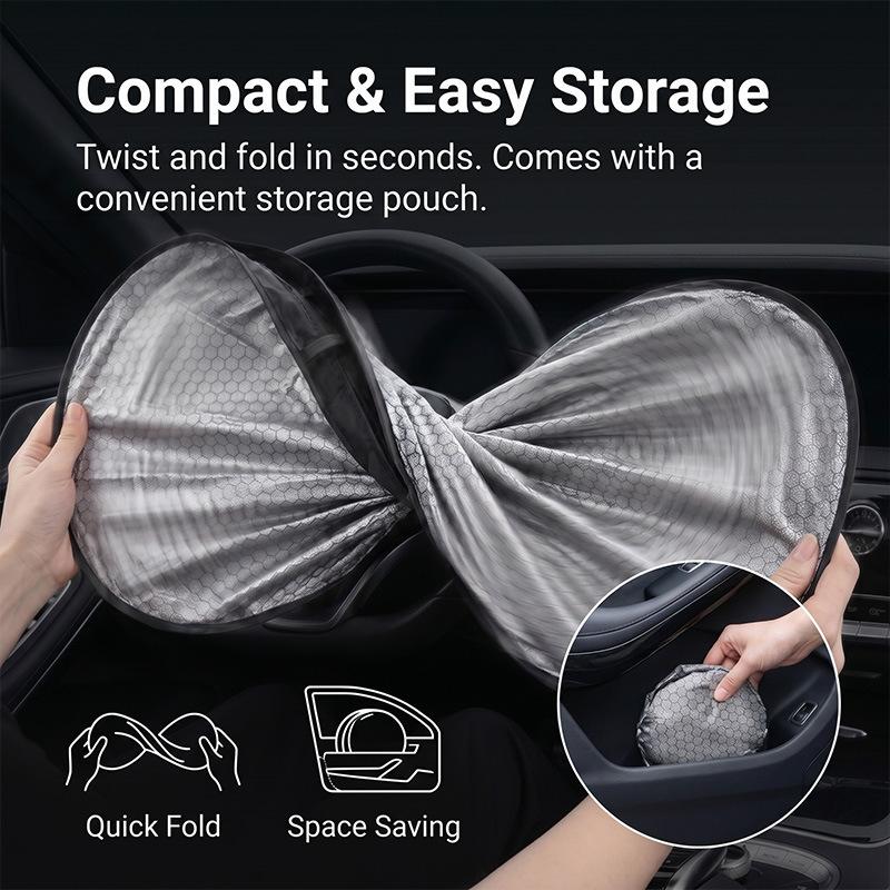 Car Front Window Windshield Sun Shade Cover Summer Sunscreen UV Protector Parasol Sunshade Auto Interior AccessoriesWindshield Sunshades 1