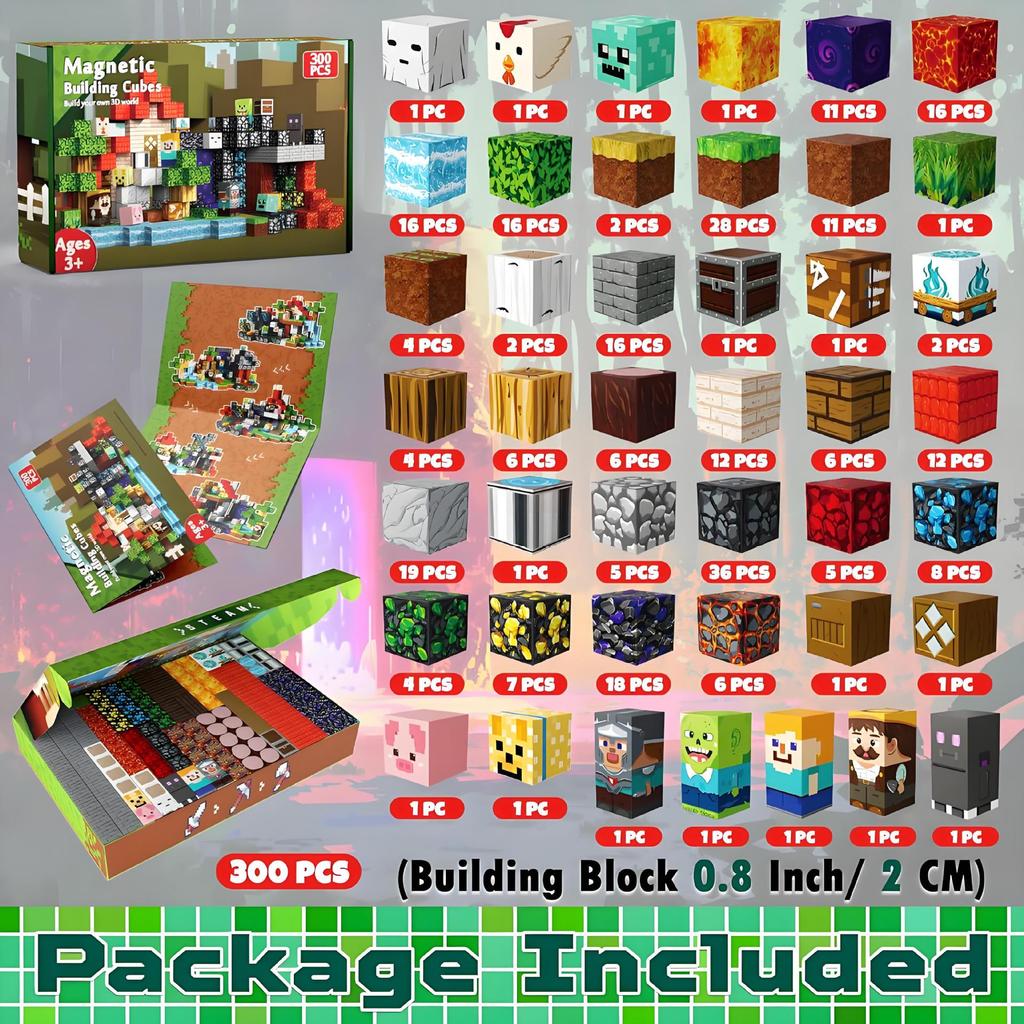 Magnetic Unicorn Building Blocks Assembly Toy Set