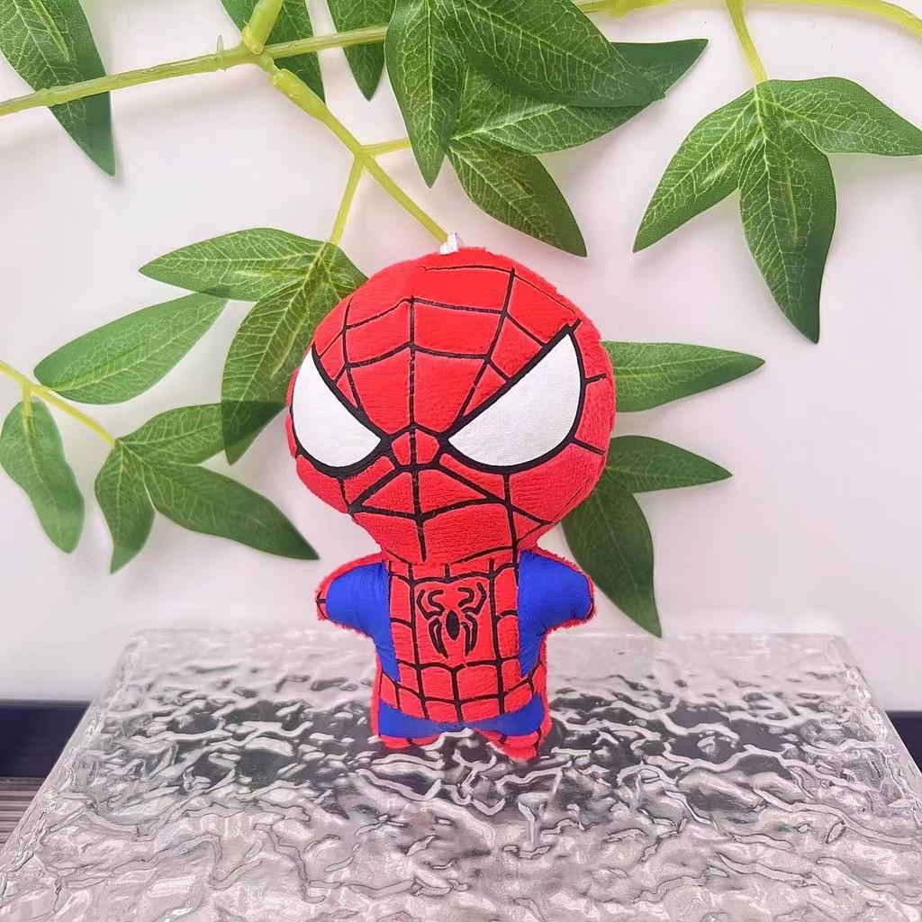 Marvel Avengers Spider-man Plush Toy Soft Keychain With Iron Man And Hulk Designs For Kids