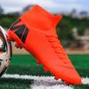 Men's High-top Training Shoes Four Seasons New Fashion Trend Casual Shoes Men's Couples Outdoor Lace-up Broken Nail Football