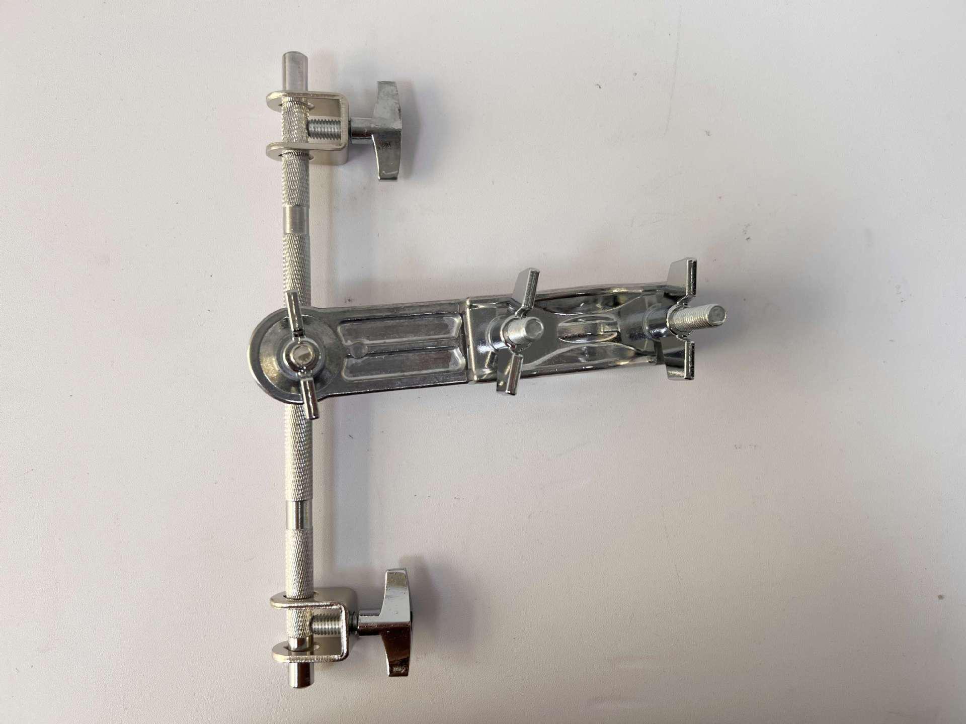 Bass Drum Cowbell Bracket and Extension Mount Clamp Cowbell Extension Rack (with 2 Locks)