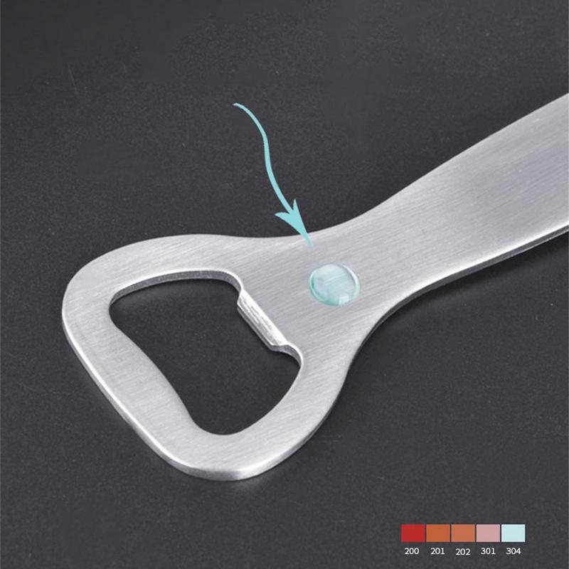 Bottle Cap Opener Stainless Steel Bar Kitchen Tool Manual Soda Can Opener For Home Apartment Pub Restaurant Garden BBQ Party