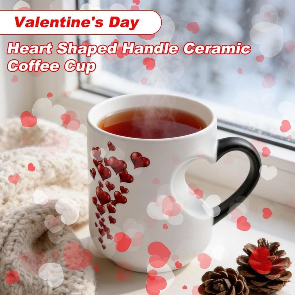 Funny Mug Heat Sensitive Ceramic Color Changing Coffee Mug Water Cup Breakfast Milk Cup Coffee Beverage Mug Drinking Cup