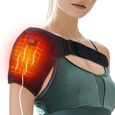 Elektrický vyhřívaný ramenní ortéza Masážní pás pro úlevu od bolesti kloubů Relaxace svalů Podpůrný popruh
