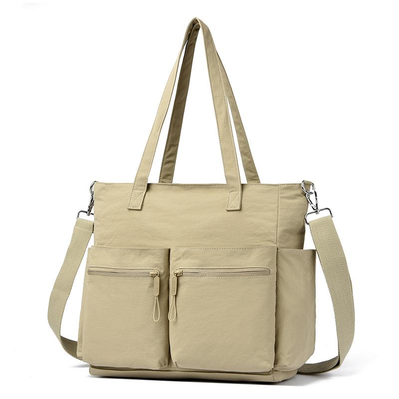 Ultra Light Single Shoulder Tote Bag with Large Capacity for Carrying Mommy's Confinement Bag, Waterproof Crossbody Bag, Nylon Cloth Bag