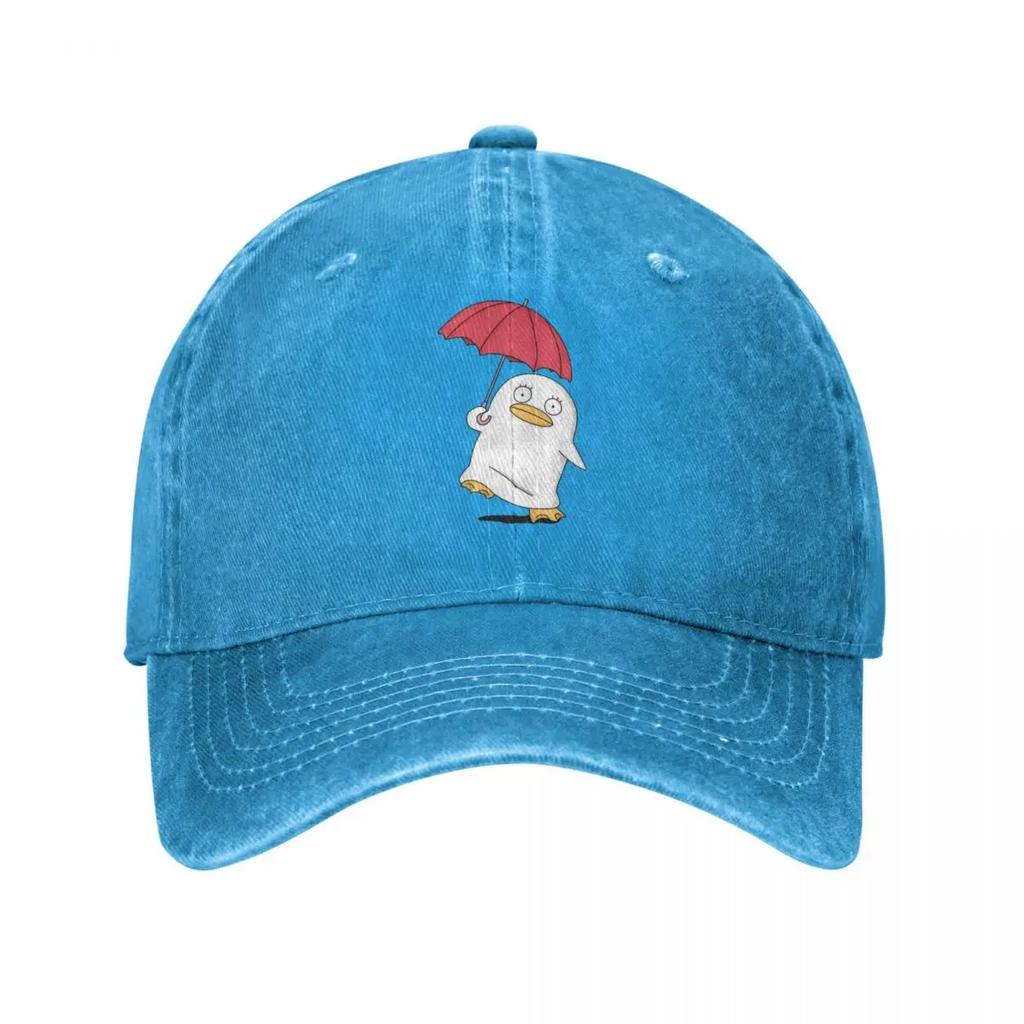 Casual Gintama Baseball Caps Unisex Distressed Denim Washed Sun Cap Anime Outdoor Activities Hats Cap
