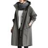 Autumn and Winter Trench Coat for Women, Medium To Long, with A British Style Temperament and A Waist Cinched Long Sleeved Jacket
