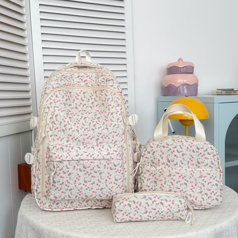 Schoolbag new ins wind simple casual large capacity schoolbag women's backpack outdoor small fresh travel light backpack