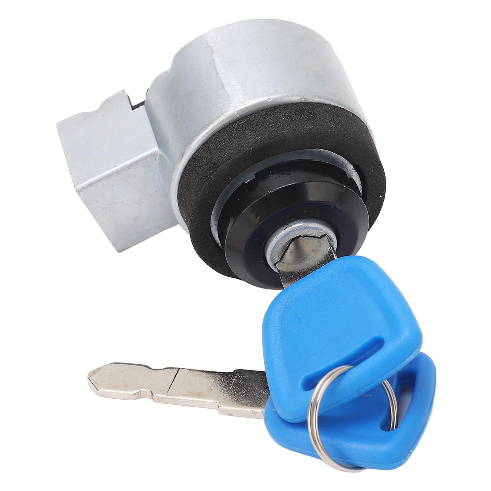 Ignition Starter Switch SBA385202601 Heat Resistant Ignition Switch with Keys Replacement for New Holland TC21DA TC23DA